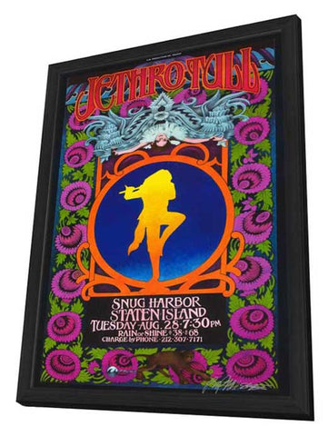 Jethro Tull 11 x 17 Music Poster - Style A - in Deluxe Aluminum Frame