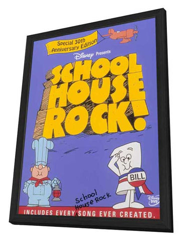 Schoolhouse Rock! 11 x 17 Movie Poster - Style A - in Deluxe Aluminum Frame