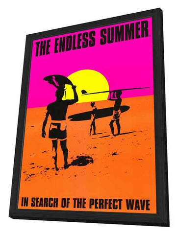 Endless Summer 11 x 17 Movie Poster - Style E - in Deluxe Aluminum Frame