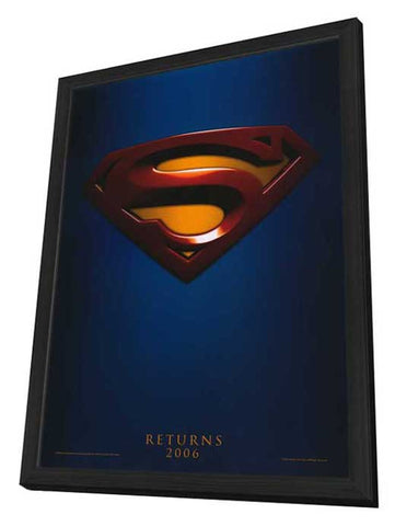 Superman Returns 11 x 17 Movie Poster - Style A - in Deluxe Aluminum Frame