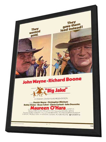 Big Jake 11 x 17 Movie Poster - Style B - in Deluxe Aluminum Frame