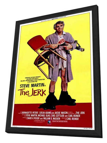 The Jerk 11 x 17 Movie Poster - Style B - in Deluxe Aluminum Frame
