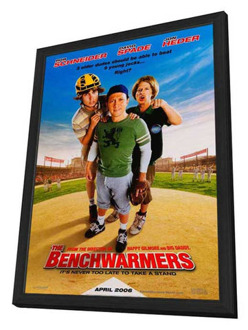 The Benchwarmers 11 x 17 Movie Poster - Style A - in Deluxe Aluminum Frame