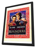 Rounders 11 x 17 Movie Poster - Style C - in Deluxe Aluminum Frame