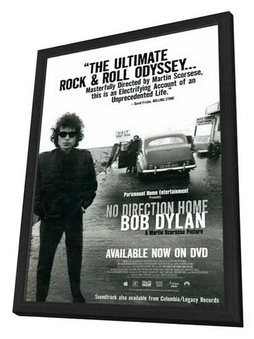 No Direction Home: Bob Dylan 11 x 17 Movie Poster - Style A - in Deluxe Aluminum Frame