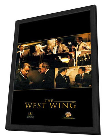 The West Wing 11 x 17 TV Poster - Style B - in Deluxe Aluminum Frame
