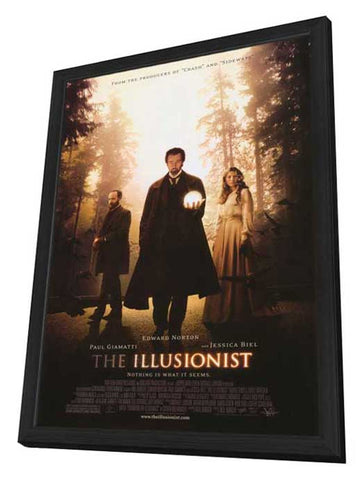 The Illusionist 11 x 17 Movie Poster - Style A - in Deluxe Aluminum Frame