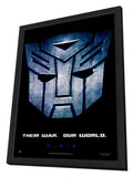 Transformers 11 x 17 Movie Poster - Style B - in Deluxe Aluminum Frame