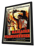 The Texas Chainsaw Massacre 11 x 17 Movie Poster - French Style A - in Deluxe Aluminum Frame