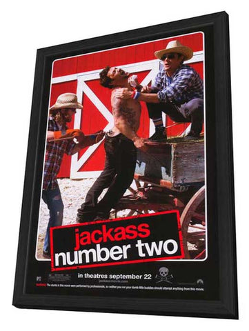 Jackass: Number Two 11 x 17 Movie Poster - Style H - in Deluxe Aluminum Frame