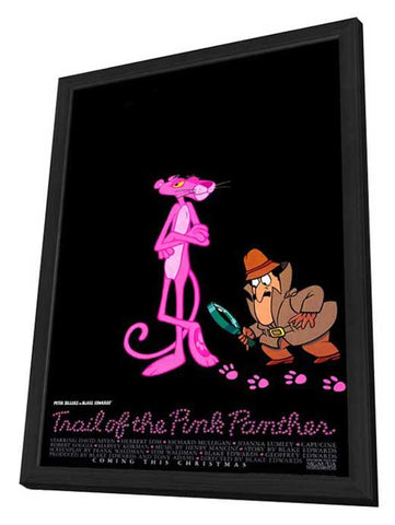Trail of the Pink Panther 11 x 17 Movie Poster - Style B - in Deluxe Aluminum Frame