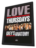Grey's Anatomy 11 x 17 TV Poster - Style C - in Deluxe Aluminum Frame
