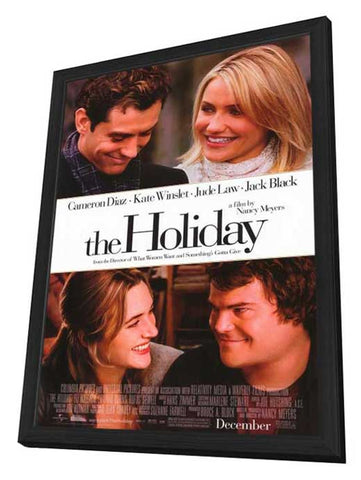 The Holiday 11 x 17 Movie Poster - Style A - in Deluxe Aluminum Frame