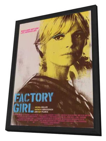 Factory Girl 11 x 17 Movie Poster - Style A - in Deluxe Aluminum Frame