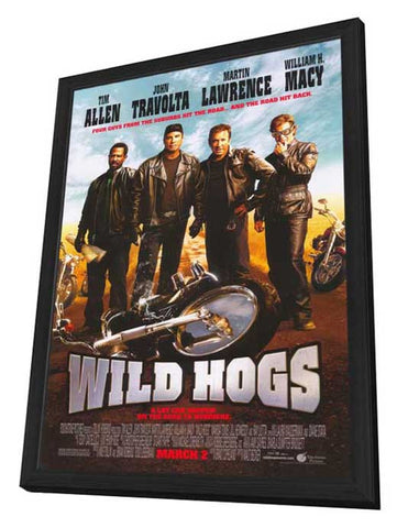 Wild Hogs 11 x 17 Movie Poster - Style A - in Deluxe Aluminum Frame