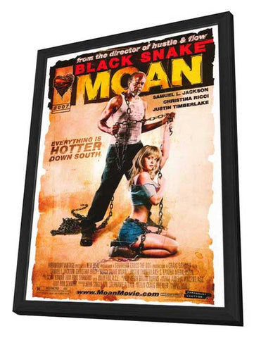 Black Snake Moan 11 x 17 Movie Poster - Style A - in Deluxe Aluminum Frame