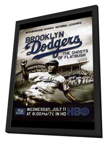Brooklyn Dodgers: The Ghosts of Flatbush 11 x 17 Movie Poster - Style A - in Deluxe Aluminum Frame