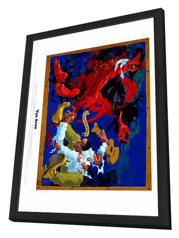 Van Arno 11 x 17 -  Robert Johnson Crossroads - in Deluxe Aluminum Frame