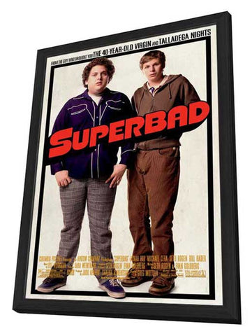Superbad 11 x 17 Movie Poster - Style A - in Deluxe Aluminum Frame