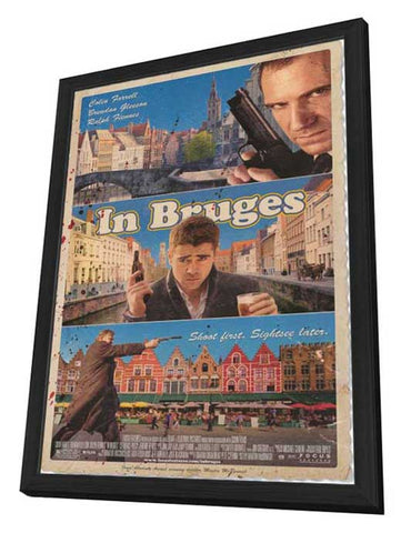In Bruges 11 x 17 Movie Poster - Style A - in Deluxe Aluminum Frame