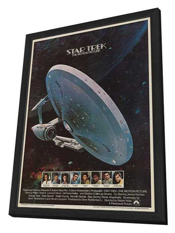 Star Trek: The Motion Picture 11 x 17 Movie Poster - Style C - in Deluxe Aluminum Frame