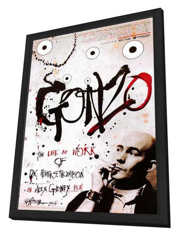 Gonzo: The Life and Work of Dr. Hunter S. Thompson 11 x 17 Movie Poster - Style A - in Deluxe Aluminum Frame