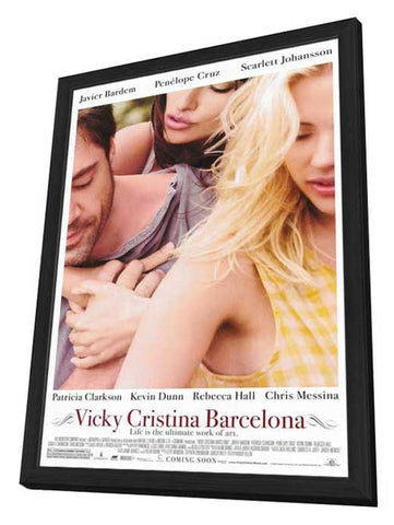 Vicky Cristina Barcelona 11 x 17 Movie Poster - Style A - in Deluxe Aluminum Frame