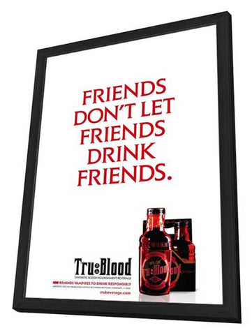 True Blood (TV) Season 1 11 x 17 TV Poster - Style C - in Deluxe Aluminum Frame