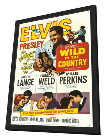 Wild in the Country 11 x 17 Movie Poster - Style A - in Deluxe Aluminum Frame