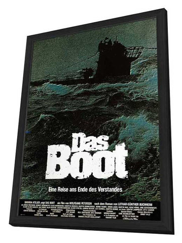 Das Boot 11 x 17 Movie Poster - German Style E - in Deluxe Wood Frame