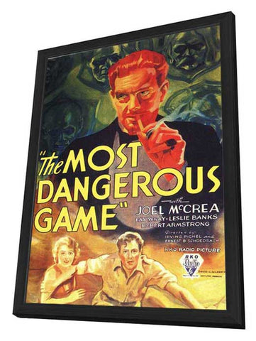 The Most Dangerous Game 11 x 17 Movie Poster - Style C - in Deluxe Aluminum Frame