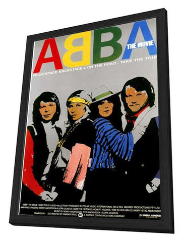 Abba: The Movie 11 x 17 Movie Poster - German Style C - in Deluxe Aluminum Frame