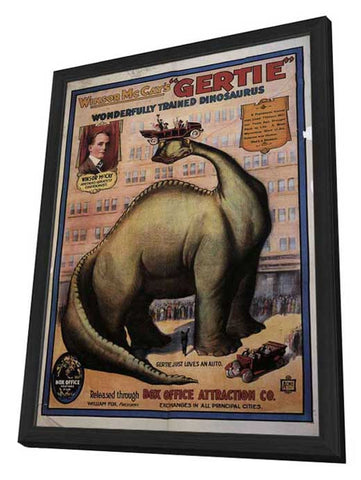 Gertie the Dinosaur 11 x 17 Movie Poster - Style A - in Deluxe Aluminum Frame