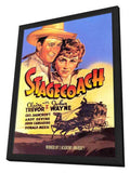 Stagecoach 11 x 17 Movie Poster - Style E - in Deluxe Aluminum Frame