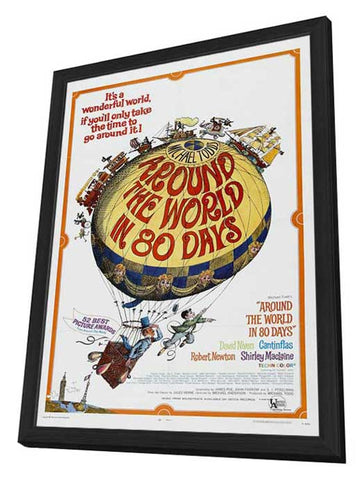 Around the World in 80 Days 11 x 17 Movie Poster - Style C - in Deluxe Aluminum Frame