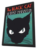The Black Cat 11 x 17 Movie Poster - Style D - in Deluxe Aluminum Frame