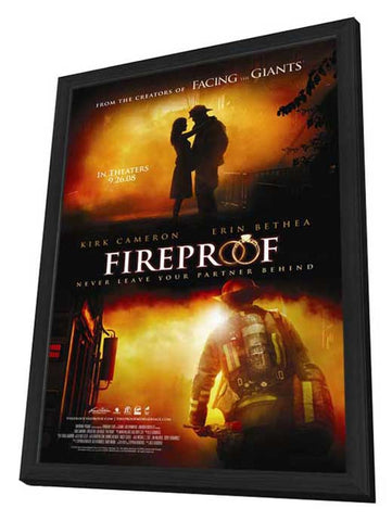 Fireproof 11 x 17 Movie Poster - Style C - in Deluxe Aluminum Frame