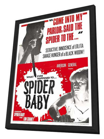 Spider Baby or, The Maddest Story Ever Told 11 x 17 Movie Poster - Style A - in Deluxe Aluminum Frame