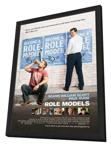 Role Models 11 x 17 Movie Poster - Style A - in Deluxe Aluminum Frame