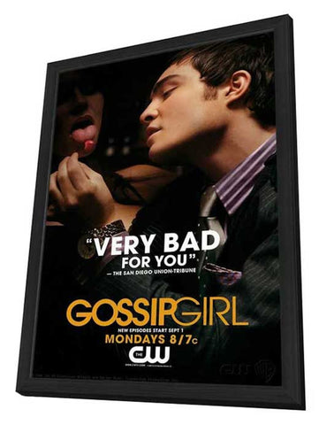 Gossip Girl (TV) 11 x 17 TV Poster - Style R - in Deluxe Aluminum Frame