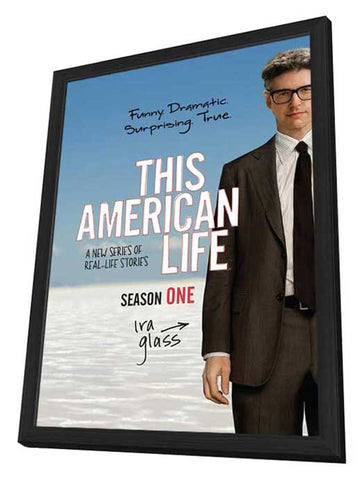 This American Life (TV) 11 x 17 TV Poster - Style C - in Deluxe Aluminum Frame