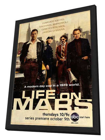 Life On Mars (TV) (US) 11 x 17 TV Poster - Style A - in Deluxe Aluminum Frame