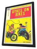 Dykes On Bikes 11 x 17 Retro Book Cover Poster - in Deluxe Aluminum Frame