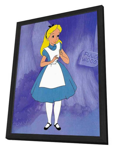 Alice in Wonderland 11 x 17 Movie Poster - Style B - in Deluxe Aluminum Frame