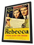 Rebecca 11 x 17 Movie Poster - Style I - in Deluxe Aluminum Frame