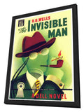 Invisible Man 11 x 17 Retro Book Cover Poster - in Deluxe Aluminum Frame