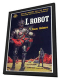 I, Robot 11 x 17 Retro Book Cover Poster - in Deluxe Aluminum Frame