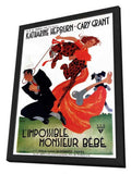Bringing Up Baby 11 x 17 Movie Poster - French Style A - in Deluxe Aluminum Frame