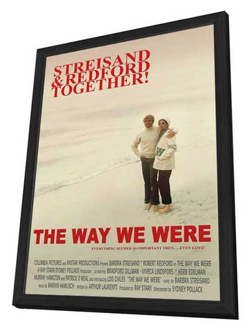 The Way We Were 11 x 17 Movie Poster - Style B - in Deluxe Aluminum Frame