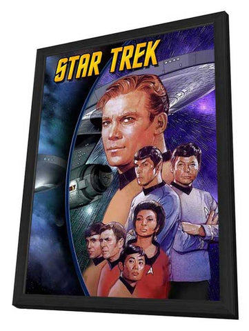 Star Trek (TV) 11 x 17 TV Poster - Style G - in Deluxe Aluminum Frame